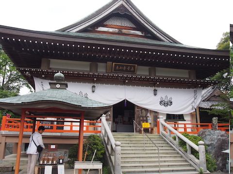 main hall of a Buddhist temple