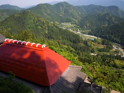 View from the mountain side near Temple 12