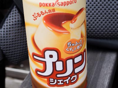 A can of pudding jelly drink
